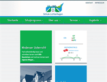 Tablet Screenshot of grundschule-lichtenhagen.de